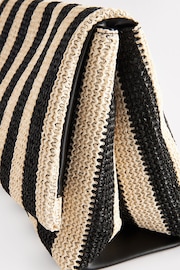 Monochrome Weave Clutch Bag - Image 8 of 9