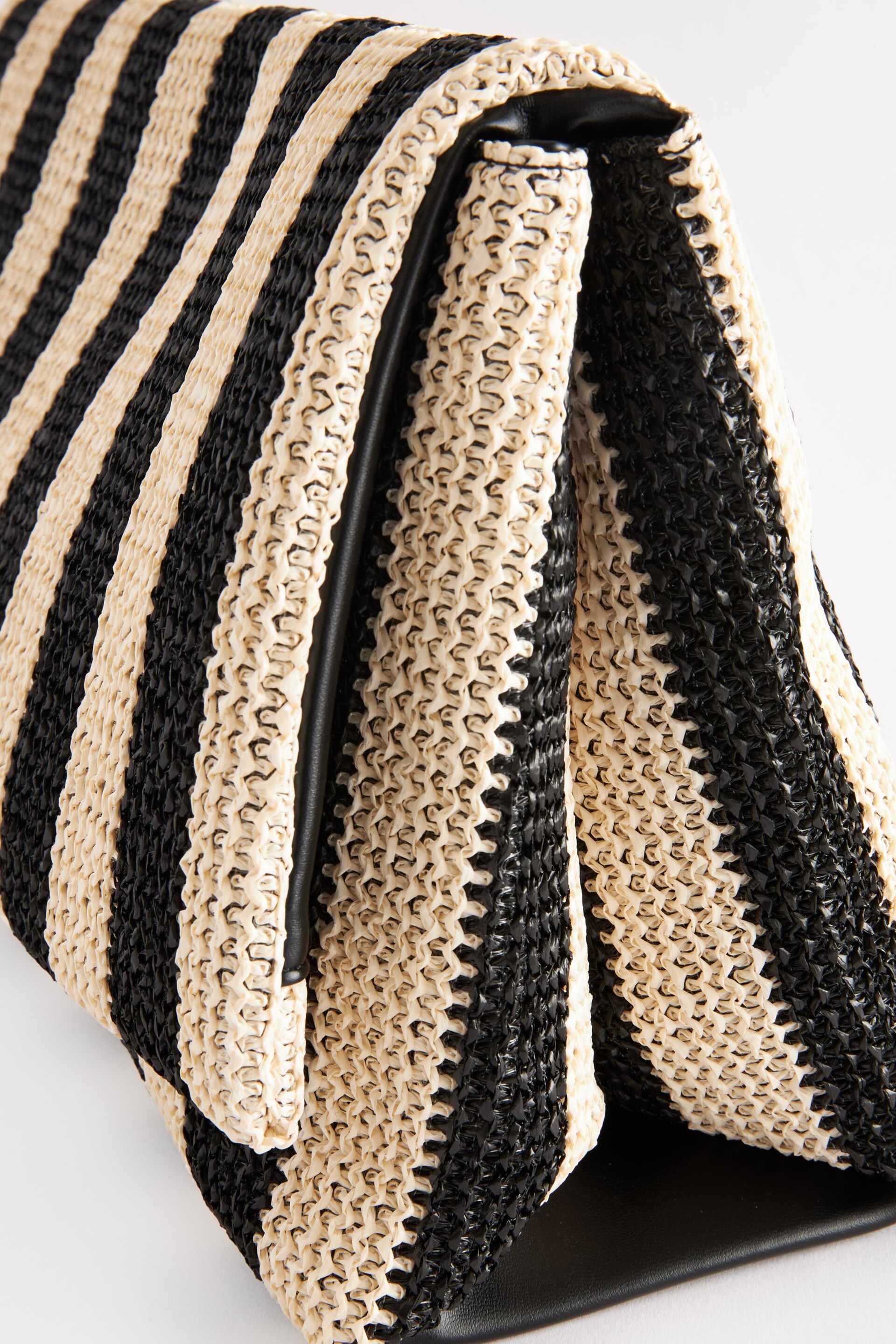 Monochrome Weave Clutch Bag - Image 8 of 9