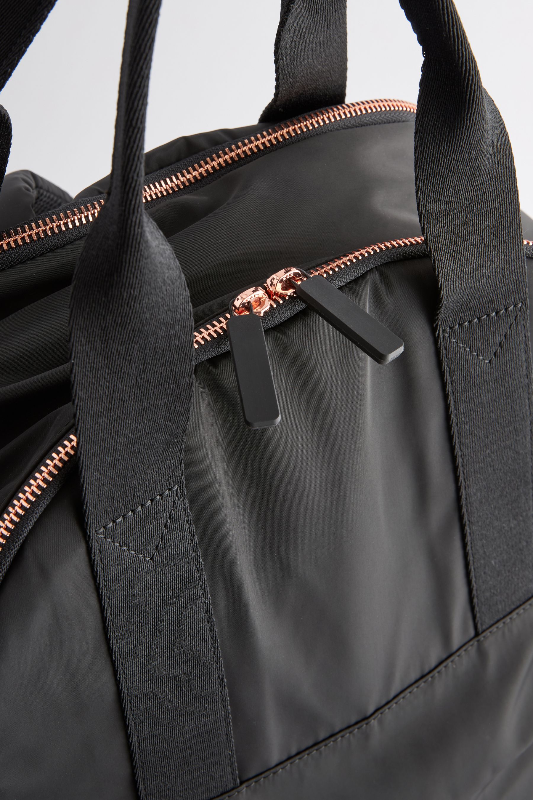 Black travel backpack on sale