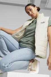 Puma White Womens Essential Padded Gilet - Image 1 of 7