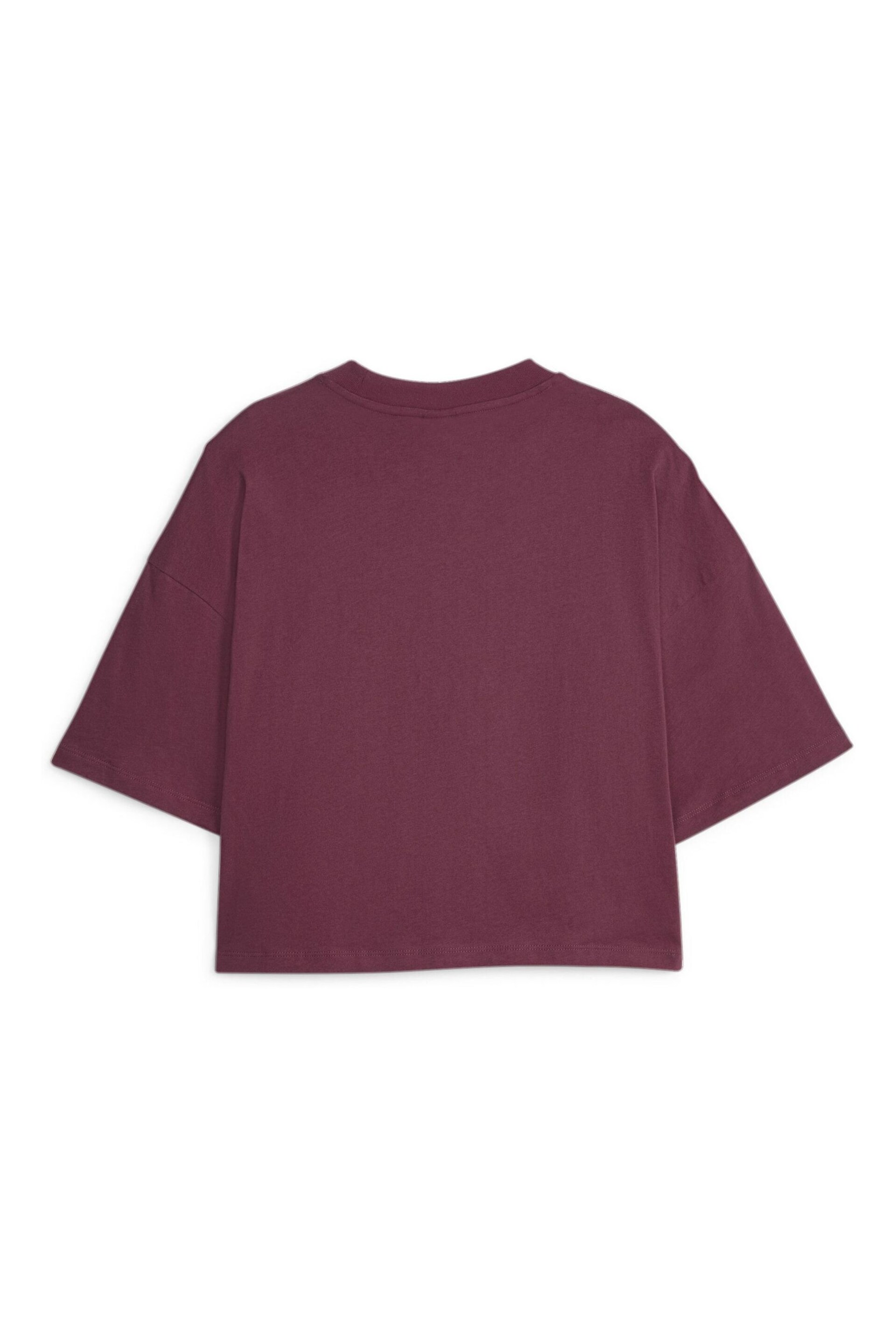 Puma Red Womens Oversized T-Shirt - Image 5 of 5