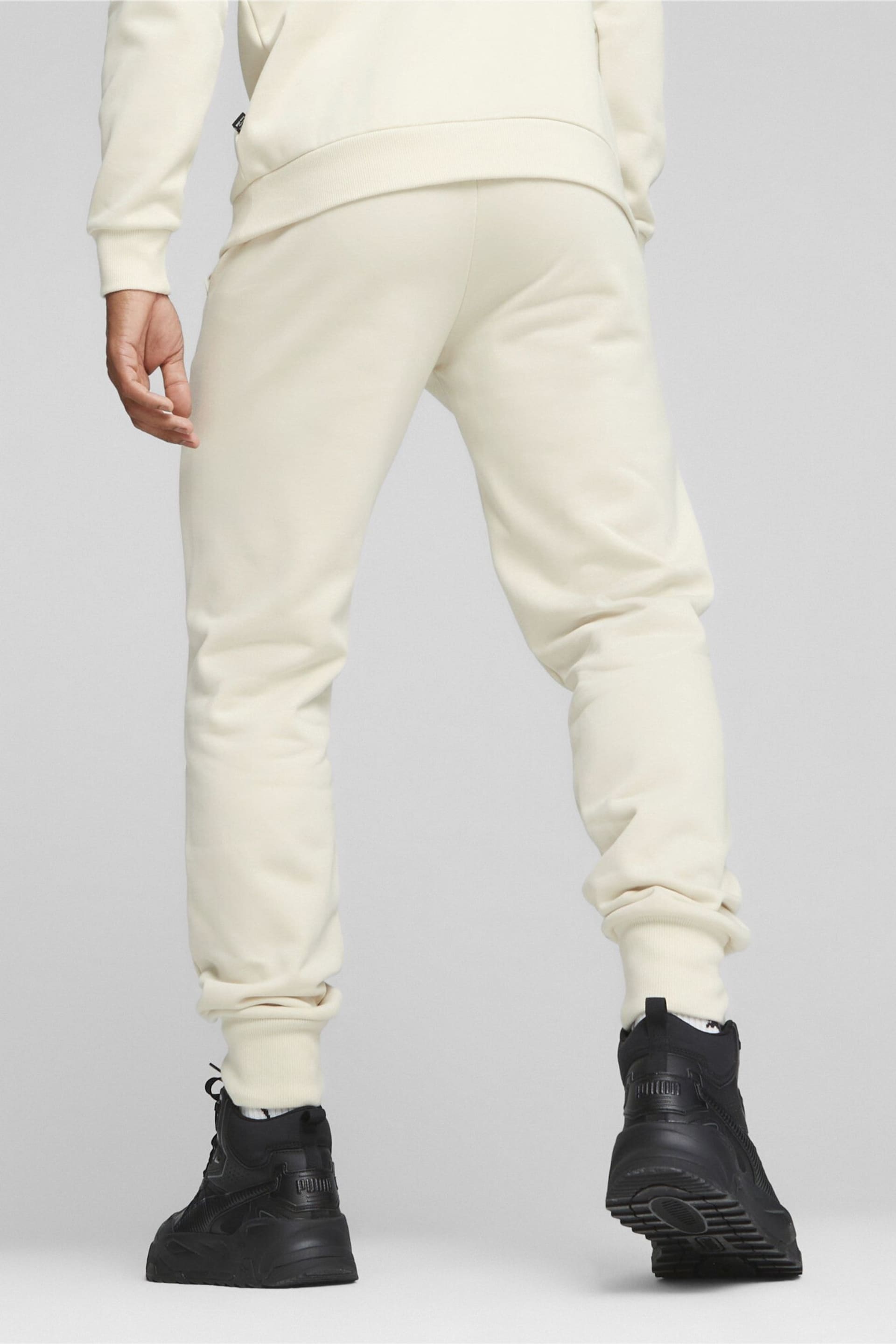 Puma White Essentials Logo Men Sweat Joggers - Image 2 of 7