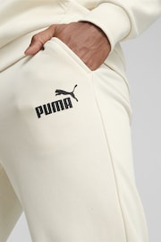 Puma White Essentials Logo Men Sweat Joggers - Image 5 of 7