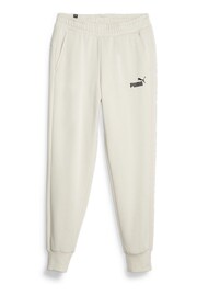 Puma White Essentials Logo Men Sweat Joggers - Image 6 of 7