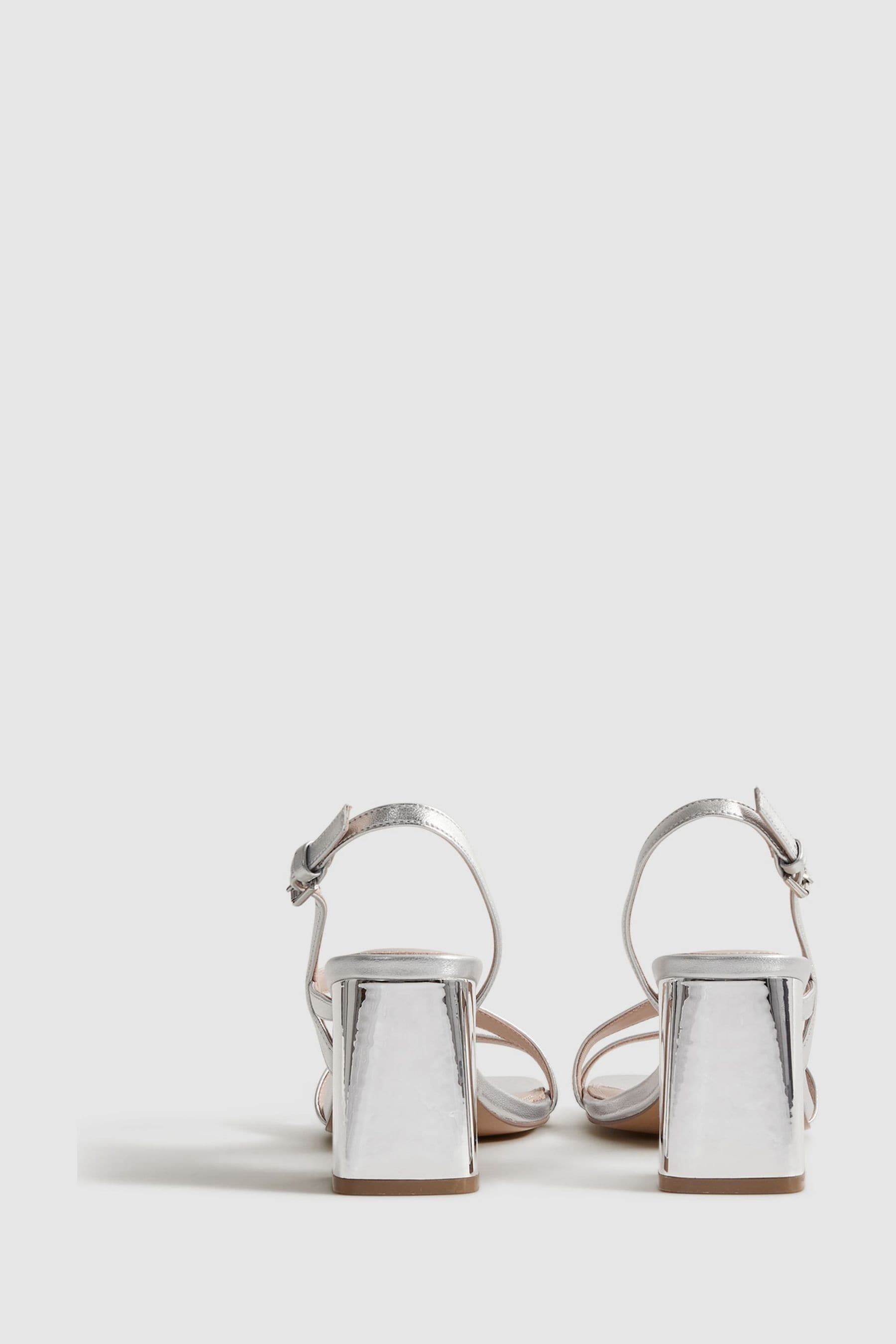 Reiss silver shoes hotsell