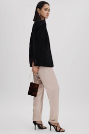 Reiss Tortoise Gigi Acetate Clutch Bag - Image 2 of 6