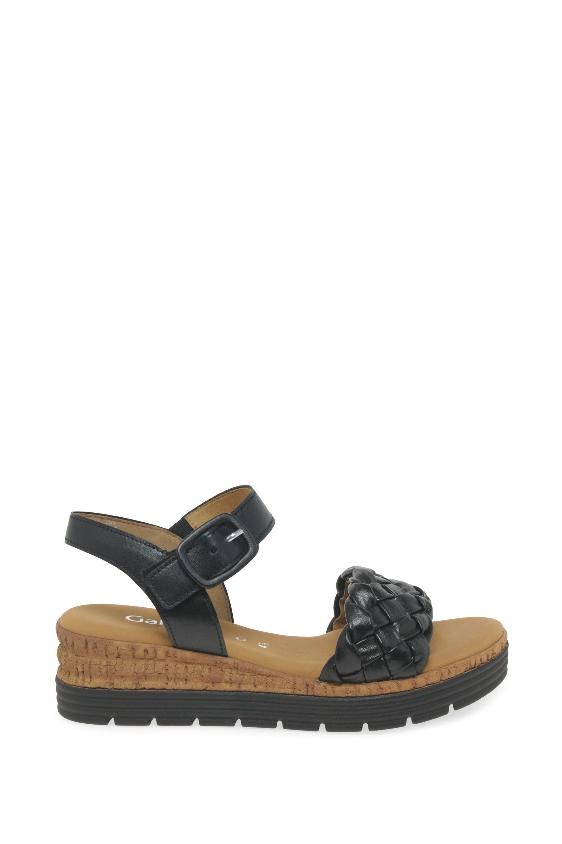 Buy Gabor Wide Fit Sidcot Leather Sandals from the Next UK online shop