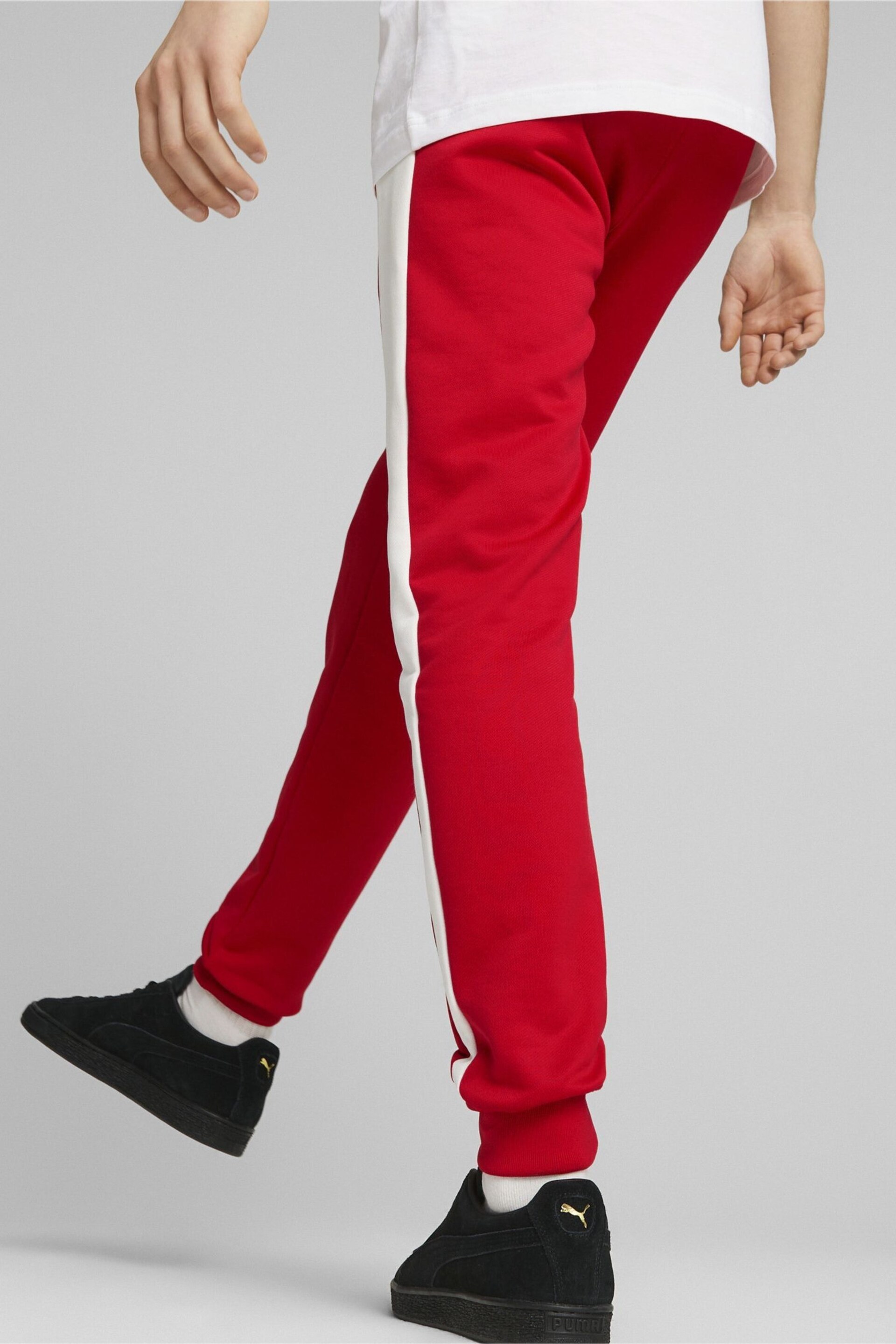 Puma Red Iconic T7 Men's Track Joggers - Image 2 of 7