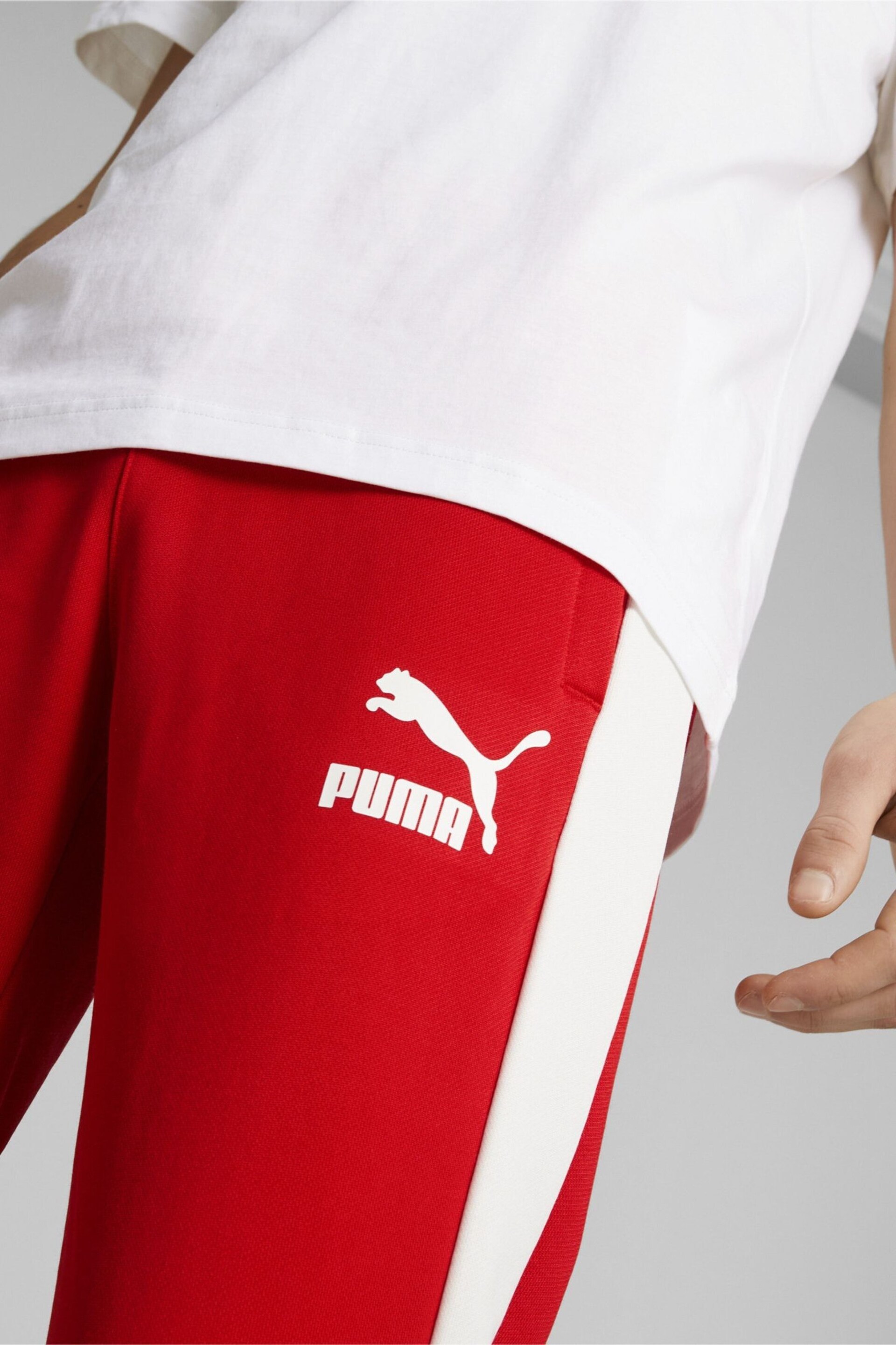 Puma Red Iconic T7 Men's Track Joggers - Image 5 of 7