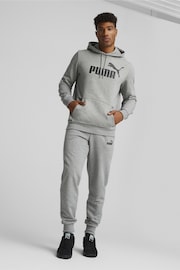 Puma Grey Essentials Big Logo Hoodie - Image 3 of 7