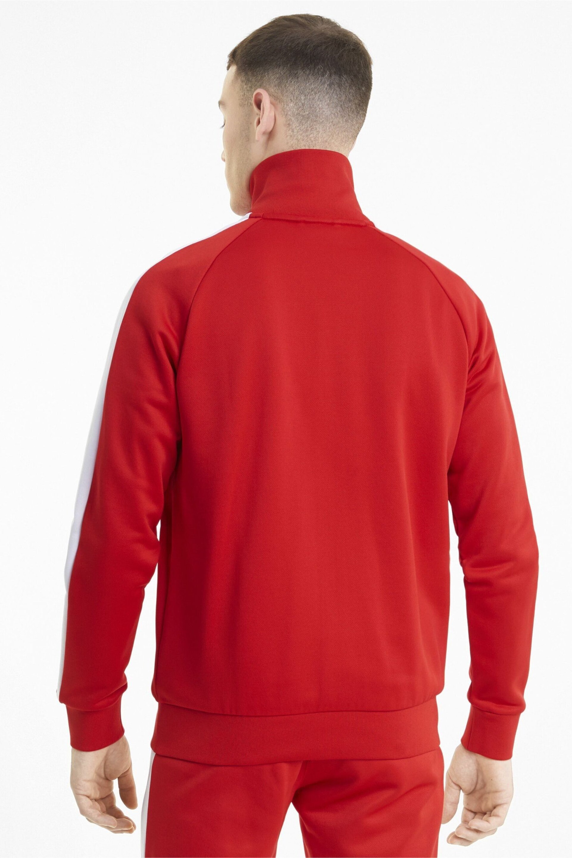 Puma Red Iconic T7 Mens Track Jacket - Image 2 of 5