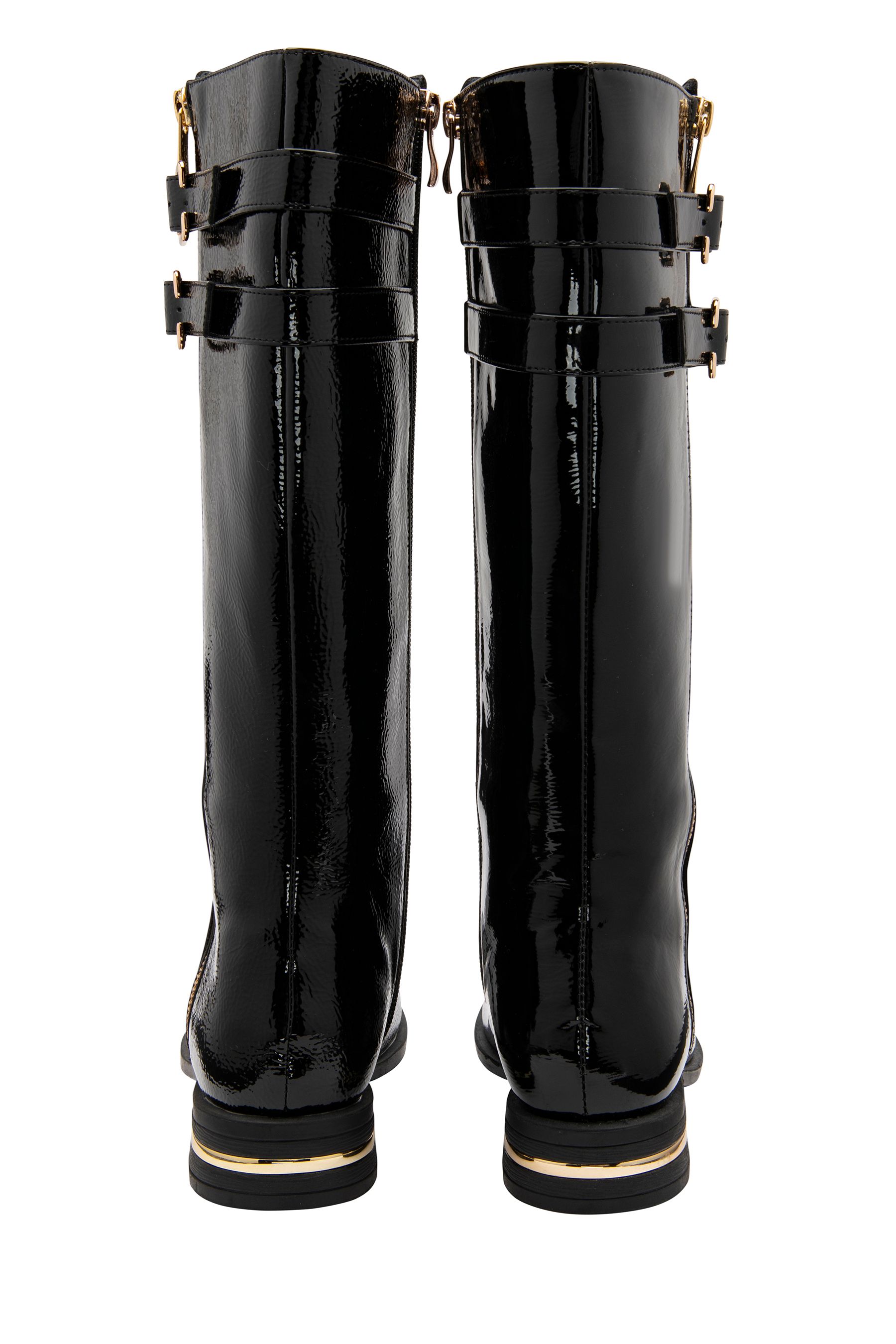 Patent leather knee high boots uk outlet