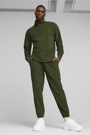 Puma Green Classics Mens Quarter-Zip Fleece - Image 1 of 7