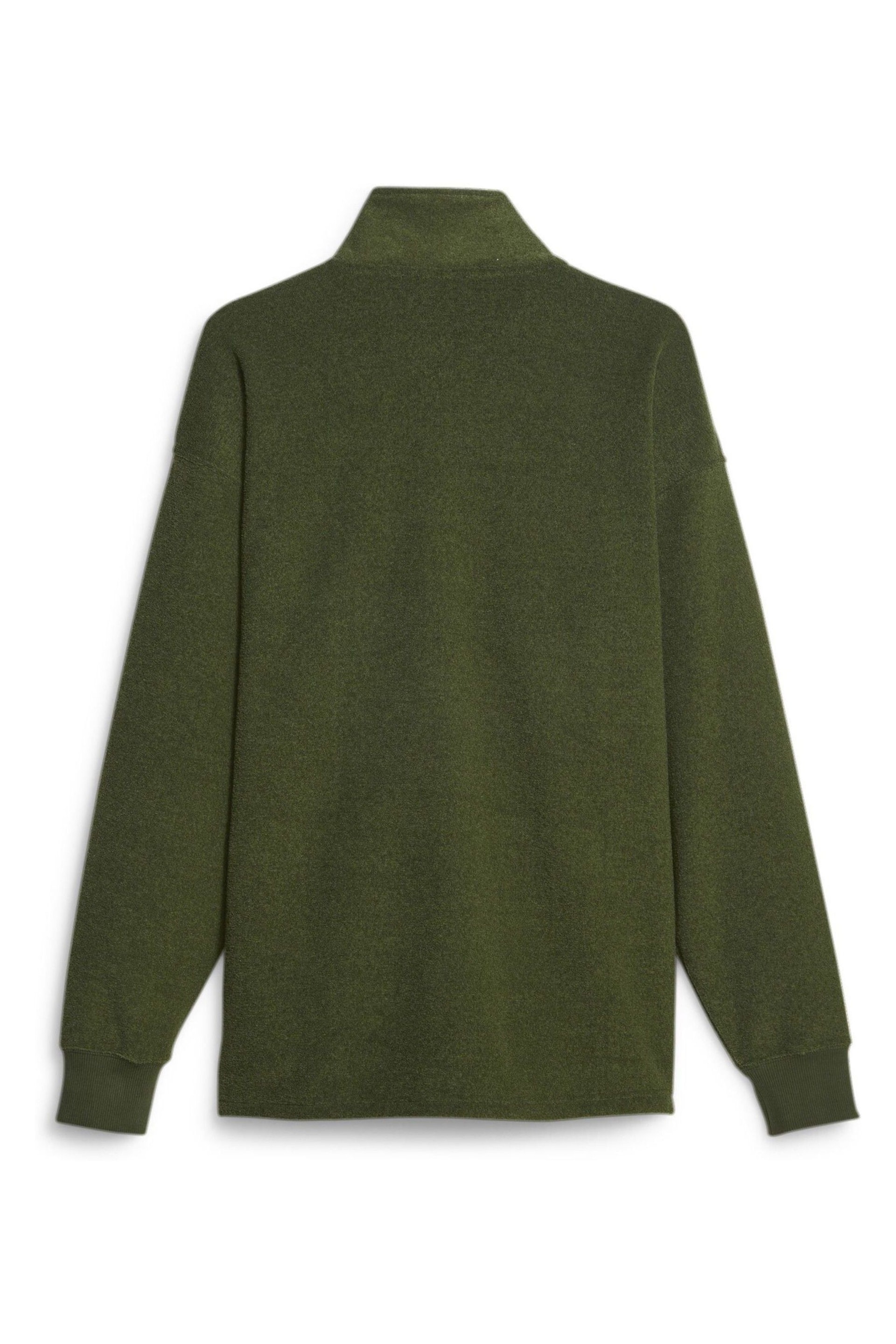 Puma Green Classics Mens Quarter-Zip Fleece - Image 7 of 7