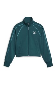 Puma Green T7 Womens Track Jacket - Image 1 of 2