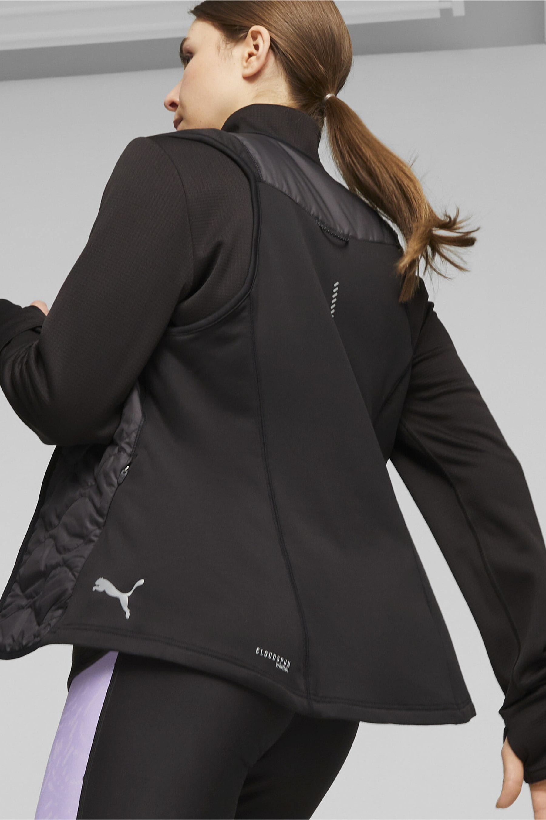 Buy Puma Black Womens Run Cloud Spun Padded Running Gilet from Next Oman