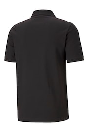 Puma Black Essentials Pique Mens Polo Shirt - Image 7 of 7