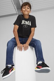 Puma Black Youth T-Shirt - Image 3 of 5