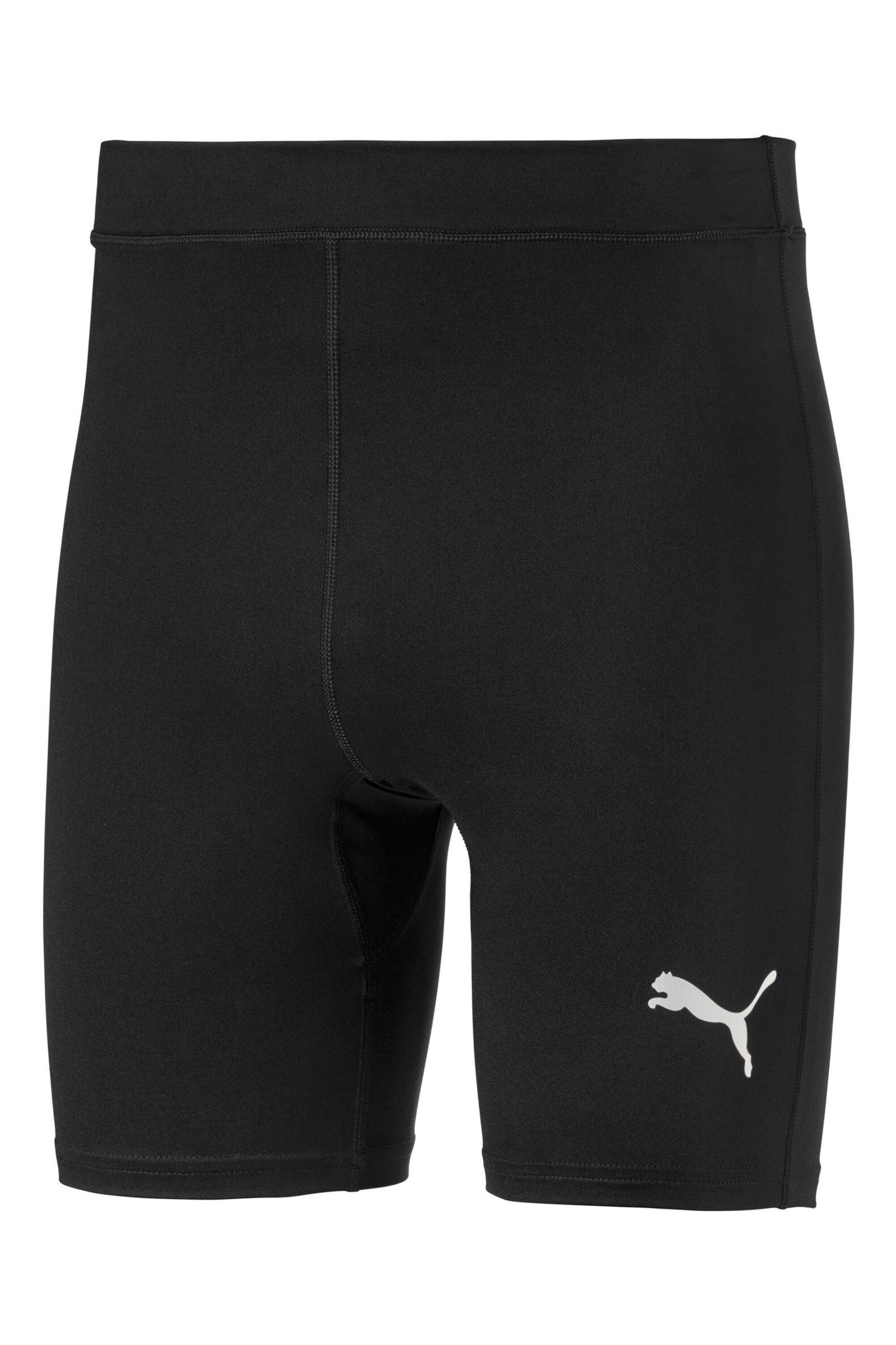 Puma Black Mens Liga Base Layer Short Tights - Image 1 of 2