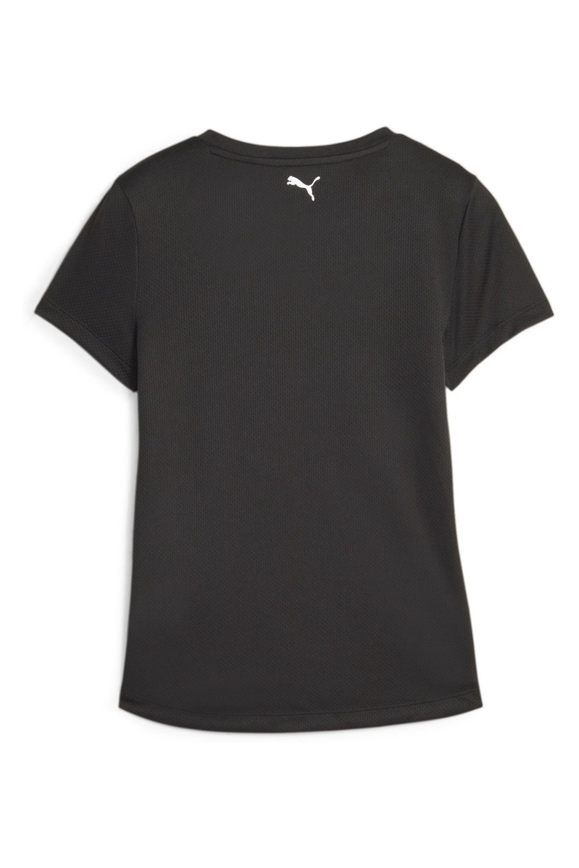 Puma Black FIT Youth T-Shirt - Image 5 of 5