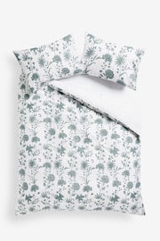 2 Pack Sage Green Floral Reversible Duvet Cover and Pillowcase Set - Image 7 of 9