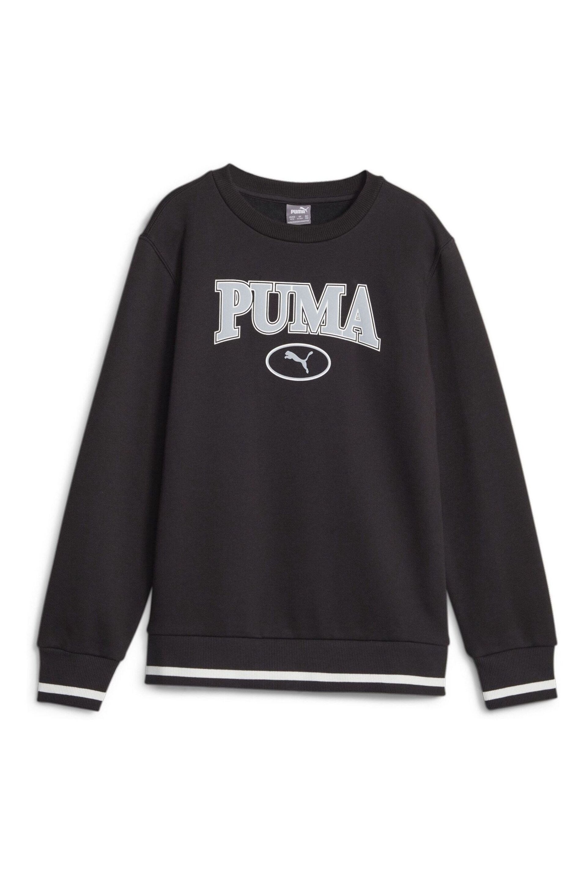 Puma Black Squad Youth Sweatshirt - Image 4 of 5