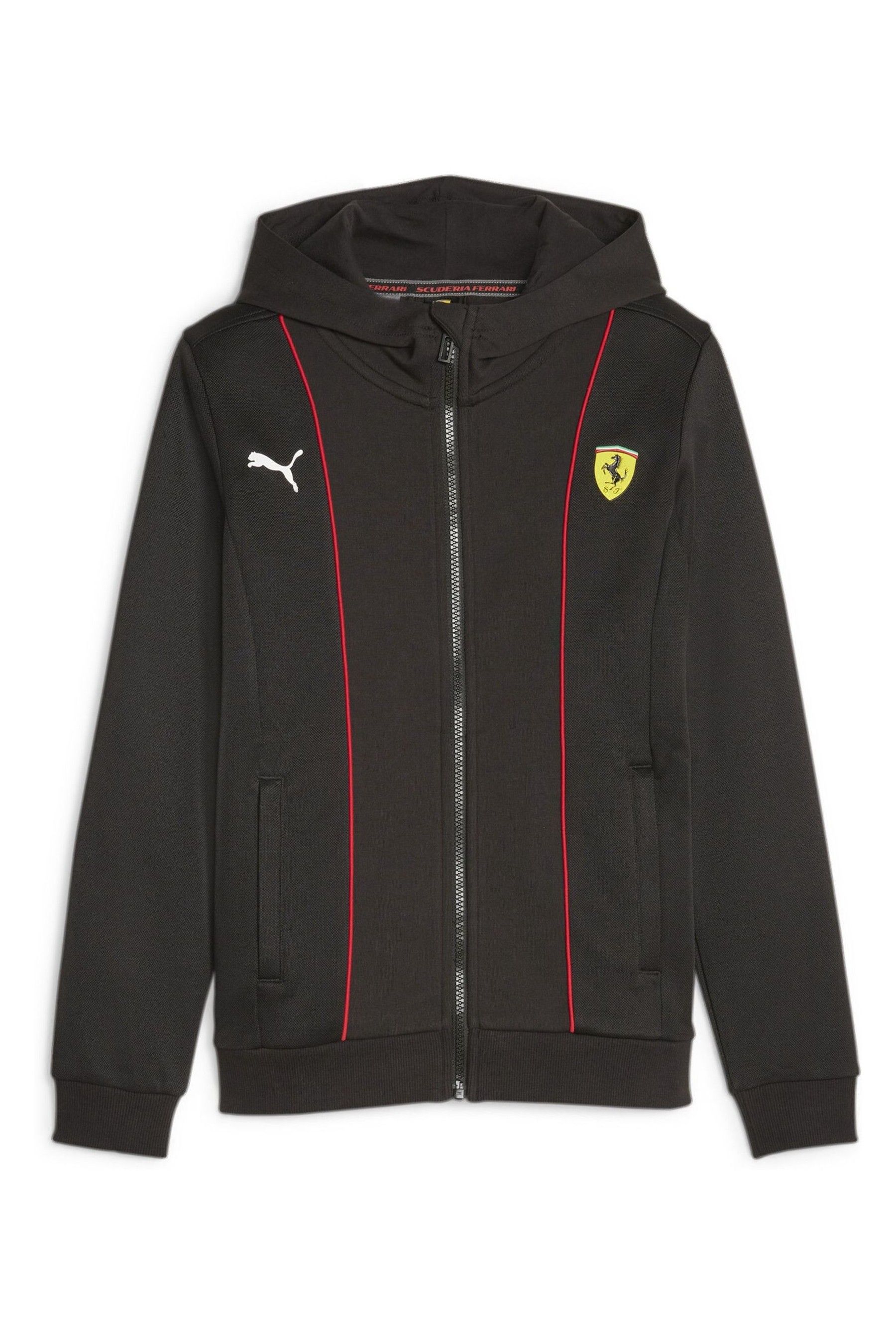 Buy Puma Black Scuderia Ferrari Race HDD Youth Sweat Jacket from the Next UK online shop