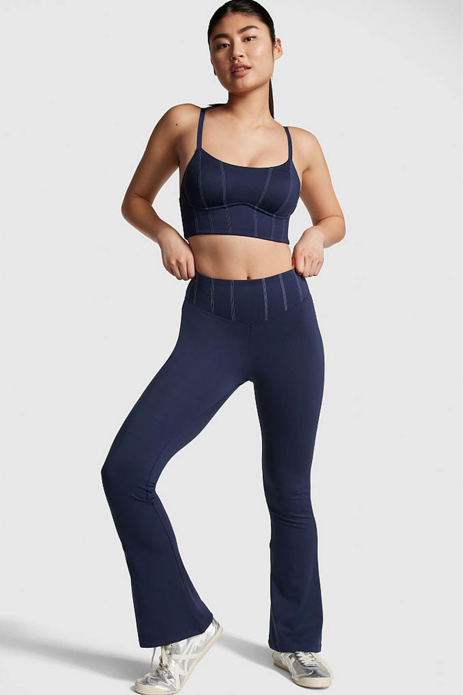 Pink blue leggings outlet