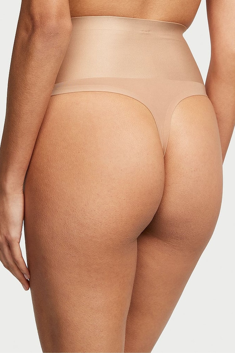 Victoria's Secret Praline Nude Smooth Thong Shaping Knickers - Image 2 of 3