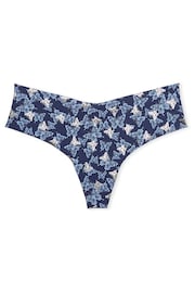 Victoria's Secret Noir Navy Blue Butterfly Thong Knickers - Image 4 of 4