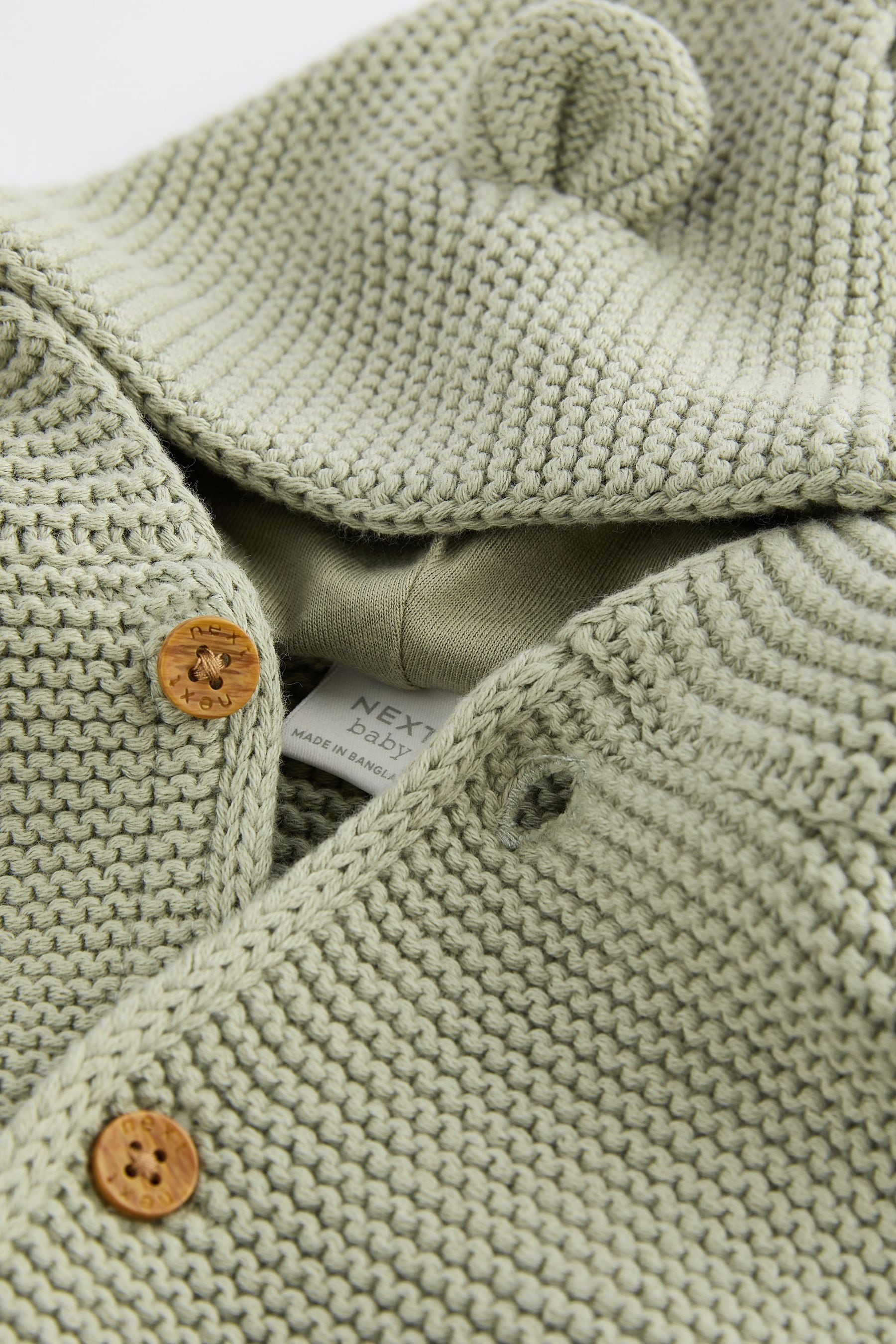 Buy Sage Green Baby Knitted Cardigan 0mths 2yrs from Next Luxembourg