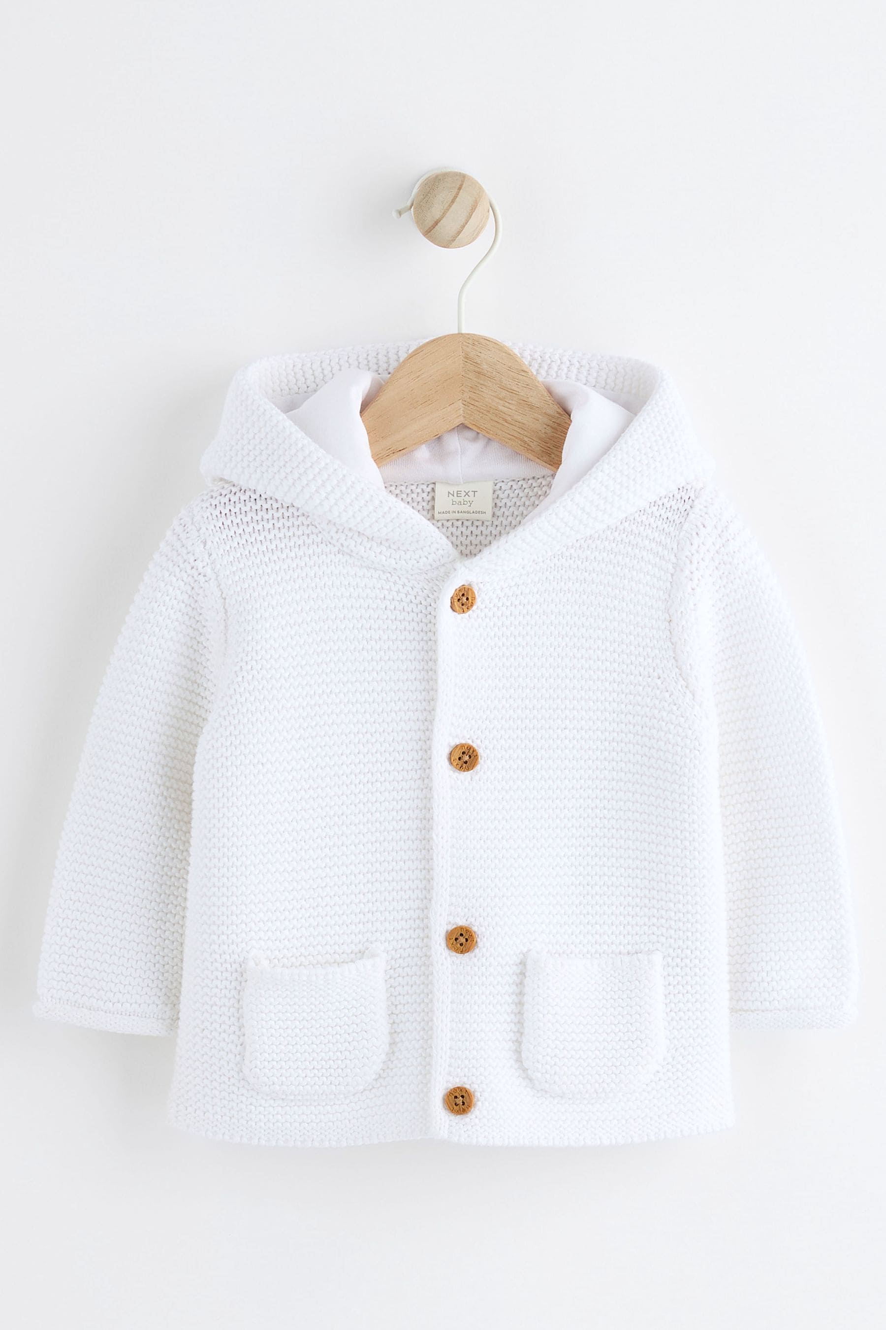 Next baby white cardigan hot sale