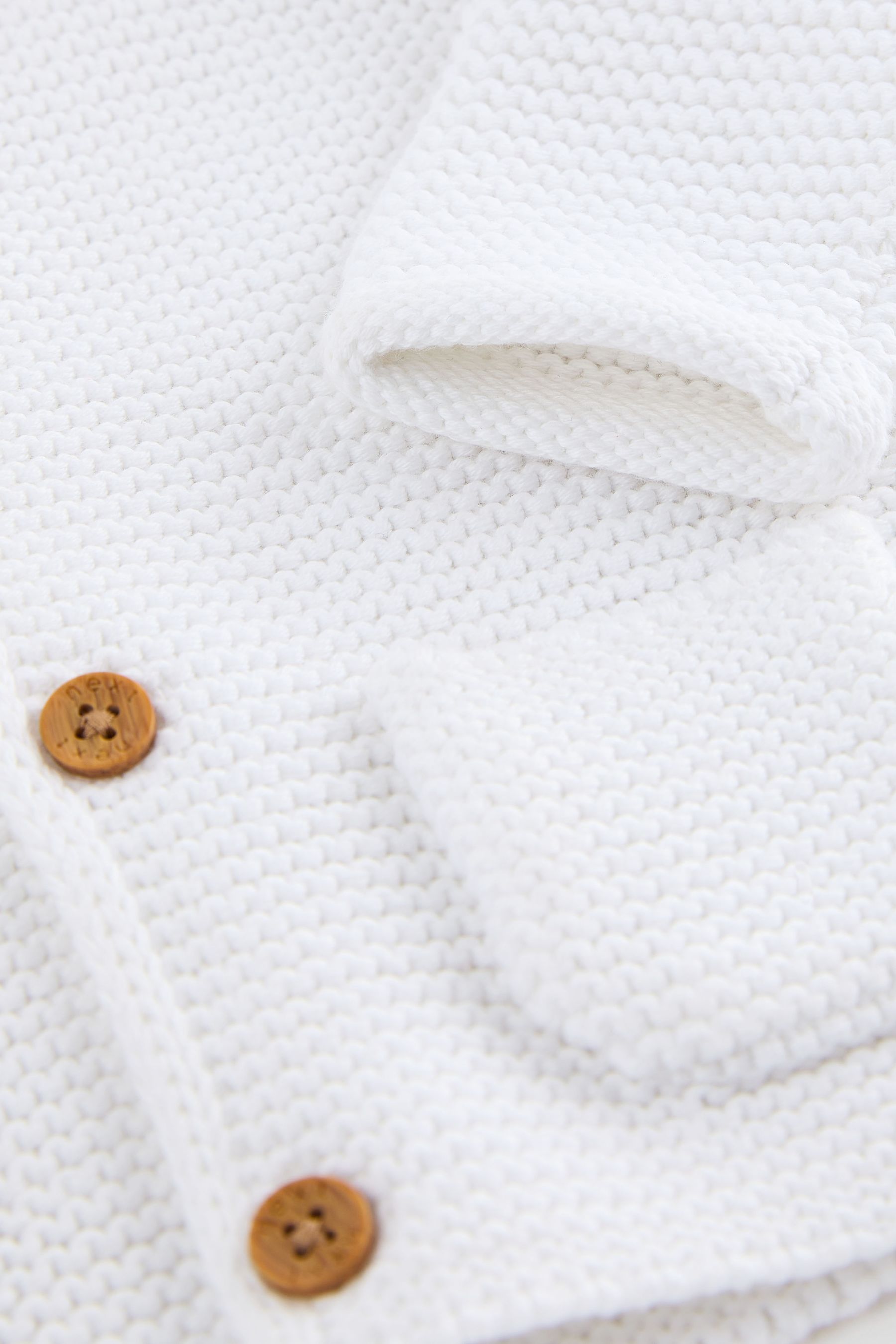 White hooded baby cardigan new arrivals