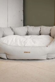 Lords and Labradors Natural Essentials Twill Oval Dog Bed - Image 2 of 5