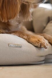 Lords and Labradors Natural Essentials Twill Oval Dog Bed - Image 3 of 5