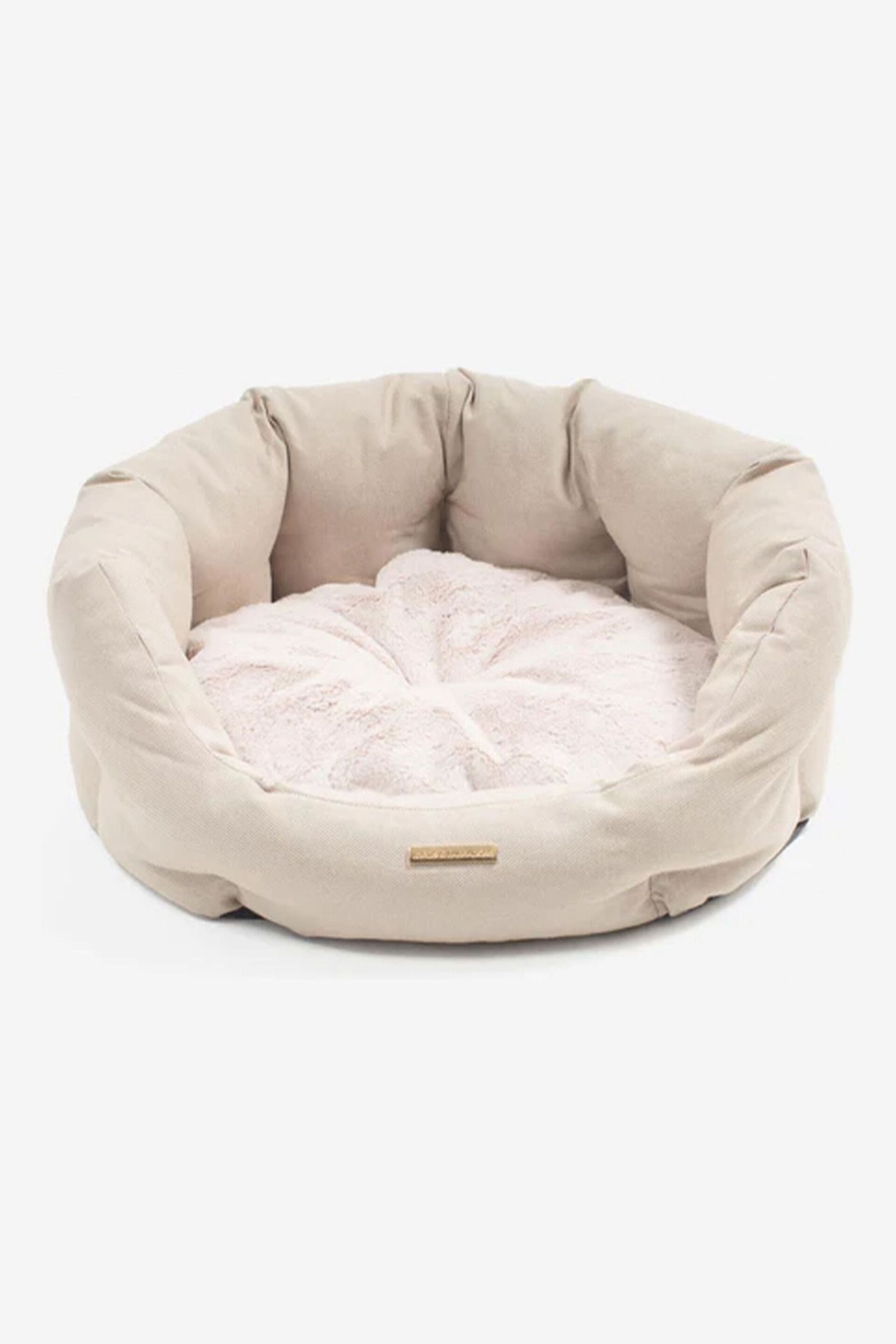 Lords and Labradors Natural Essentials Twill Oval Dog Bed - Image 4 of 5