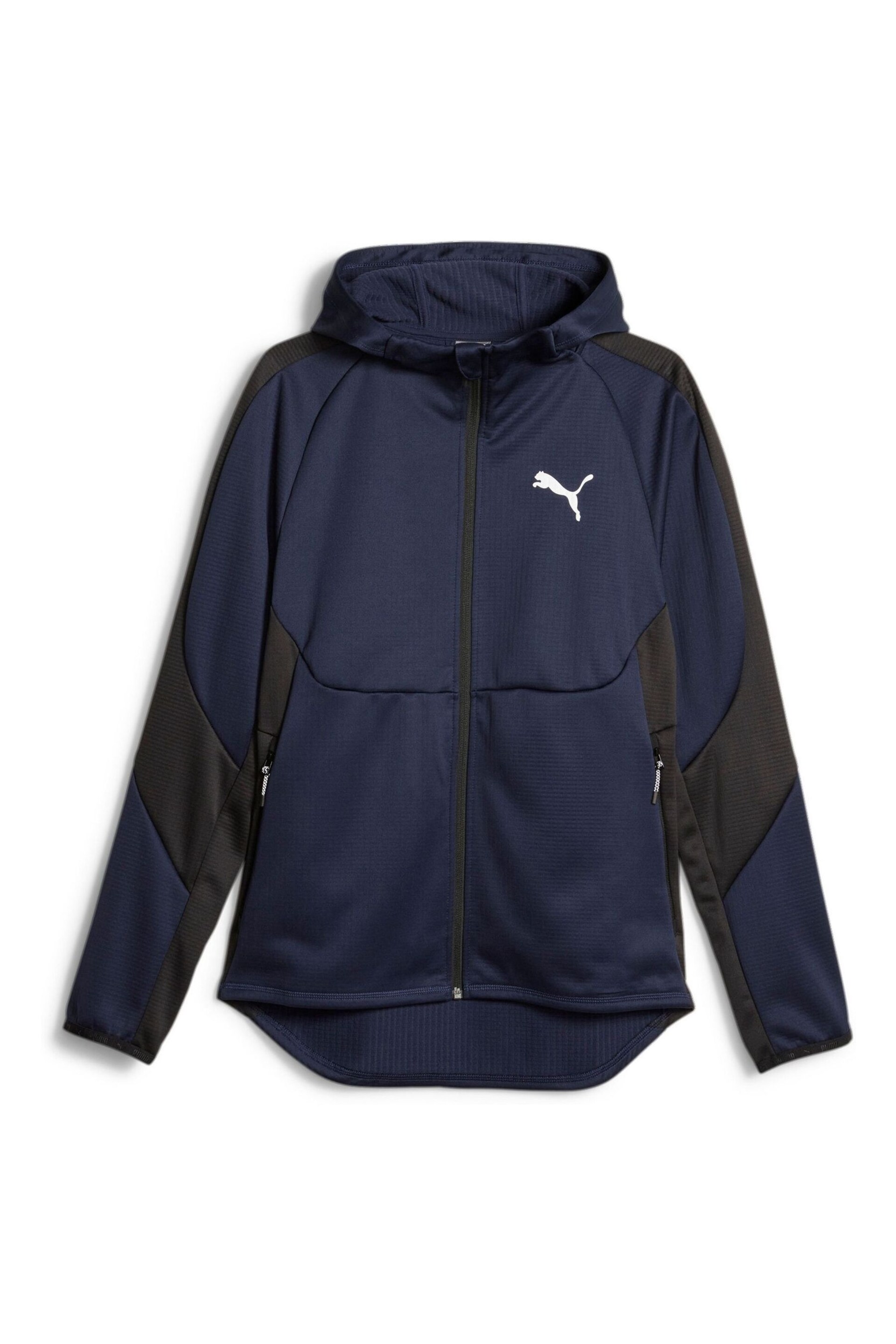 Puma Blue Mens Full-Zip Hoodie - Image 6 of 7