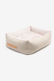 Lords and Labradors Natural Essentials Twill Oval Dog Bed - Image 5 of 6