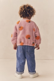 рожевий Pumpkin - Borg Fleece Bomber Jacket (3mths-8yrs) - Image 4 of 8