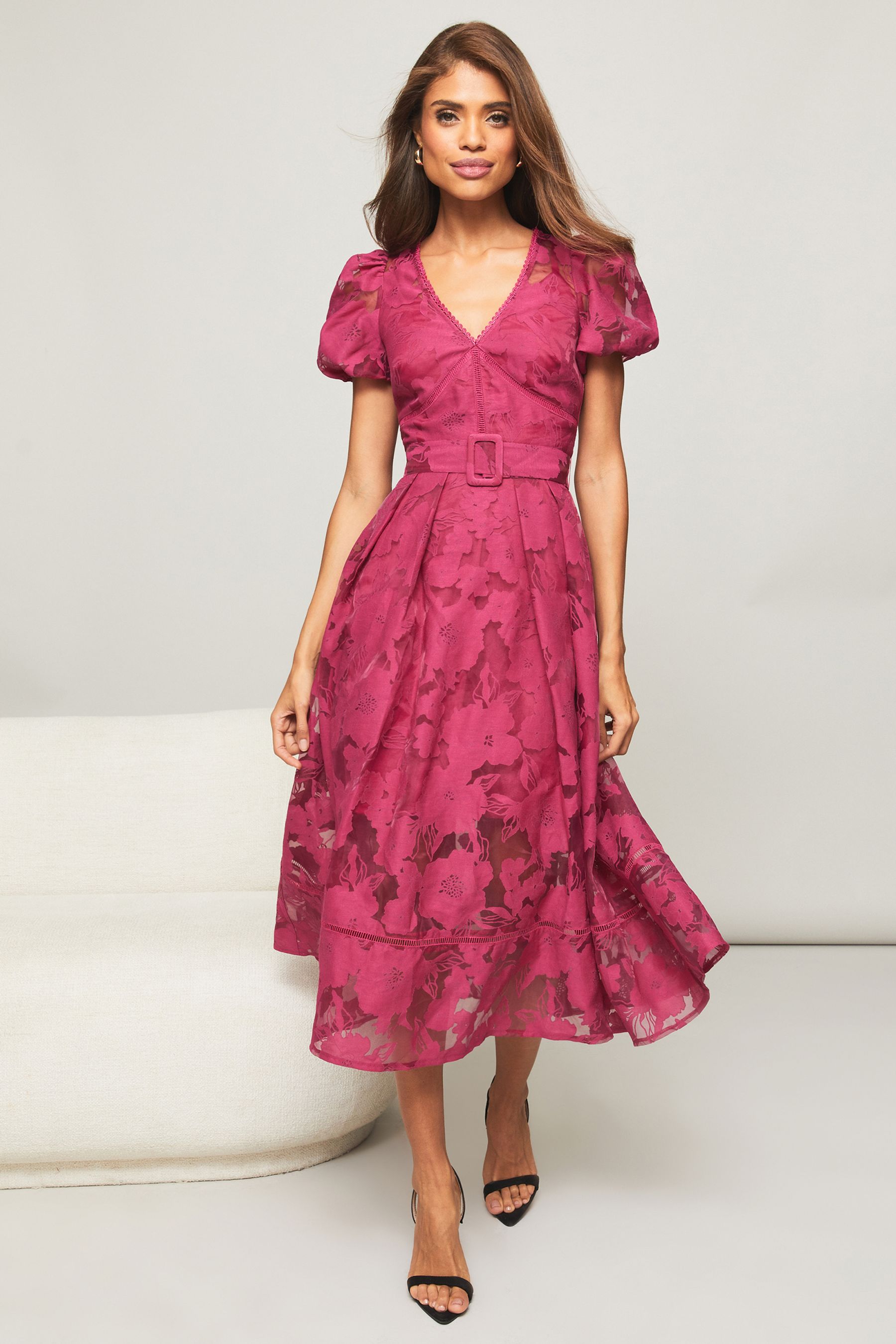 Lipsy burnout skater dress shop