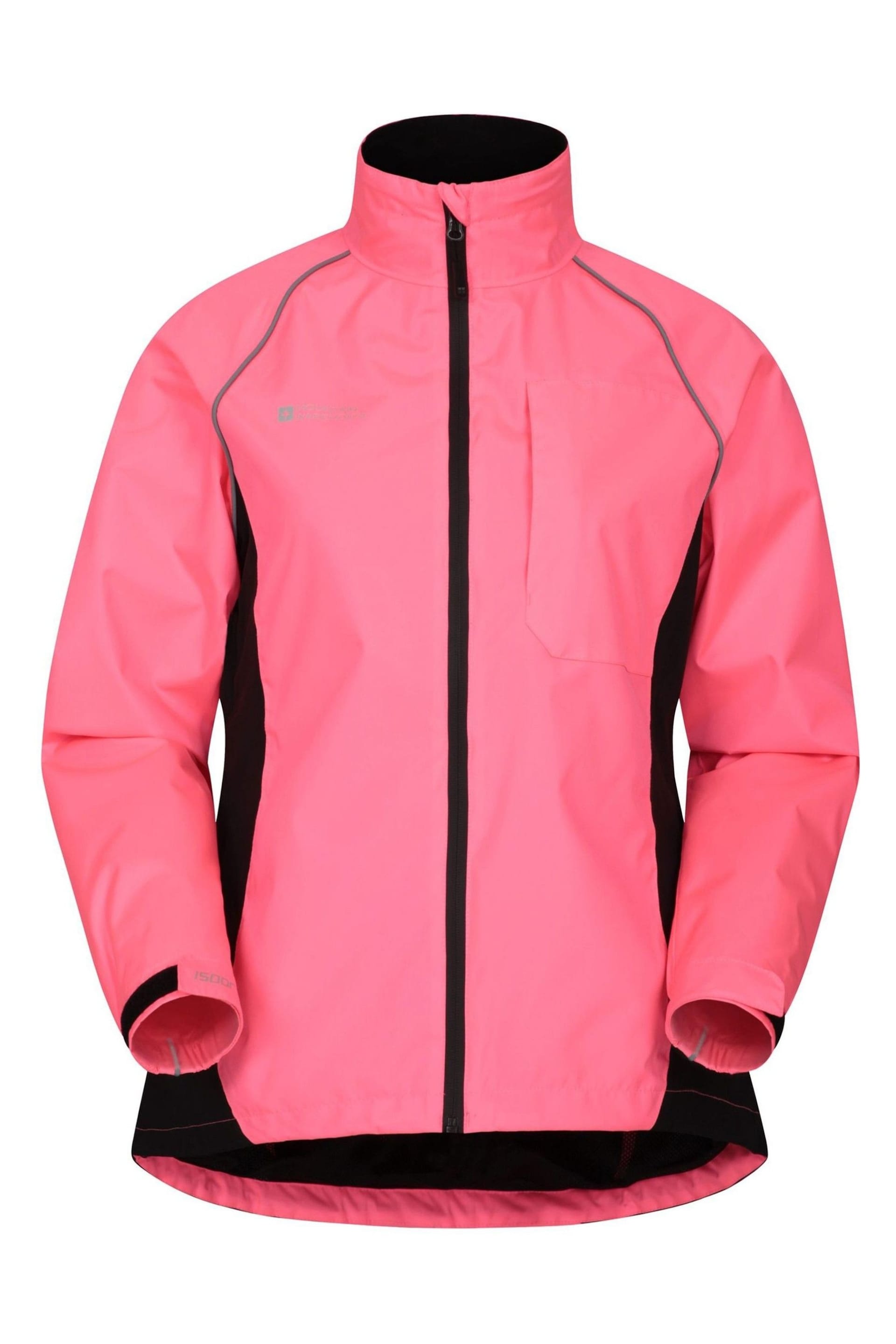 Mountain Warehouse Pink Adrenaline Womens Waterproof Iso-Viz Jacket - Image 1 of 5