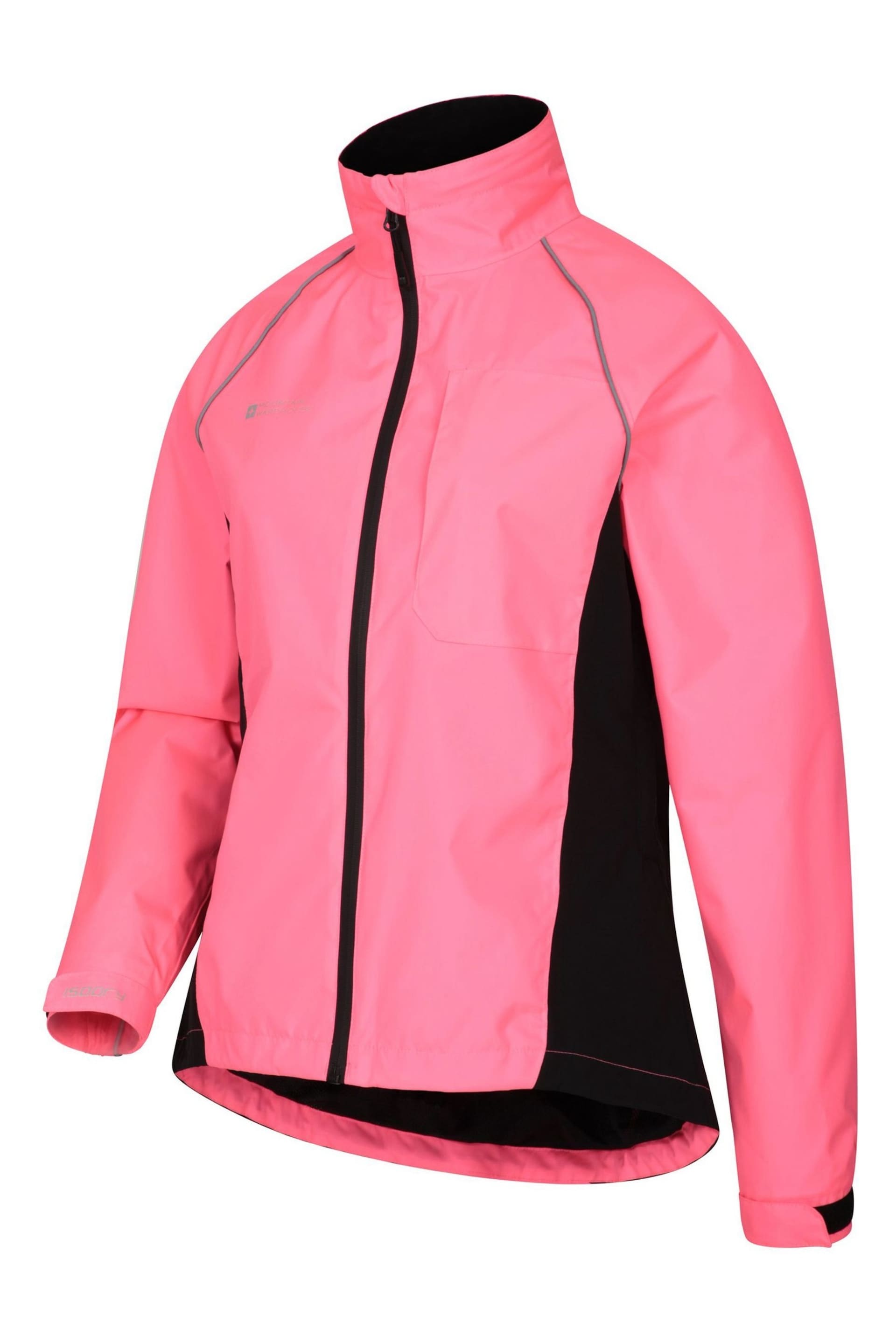 Mountain Warehouse Pink Adrenaline Womens Waterproof Iso-Viz Jacket - Image 3 of 5