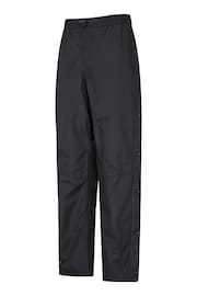 Mountain Warehouse Black Downpour Womens Short Length Waterproof Trousers - Image 2 of 5