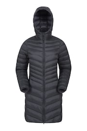 Mountain Warehouse Black Florence Womens Long Padded Coat - Image 1 of 5