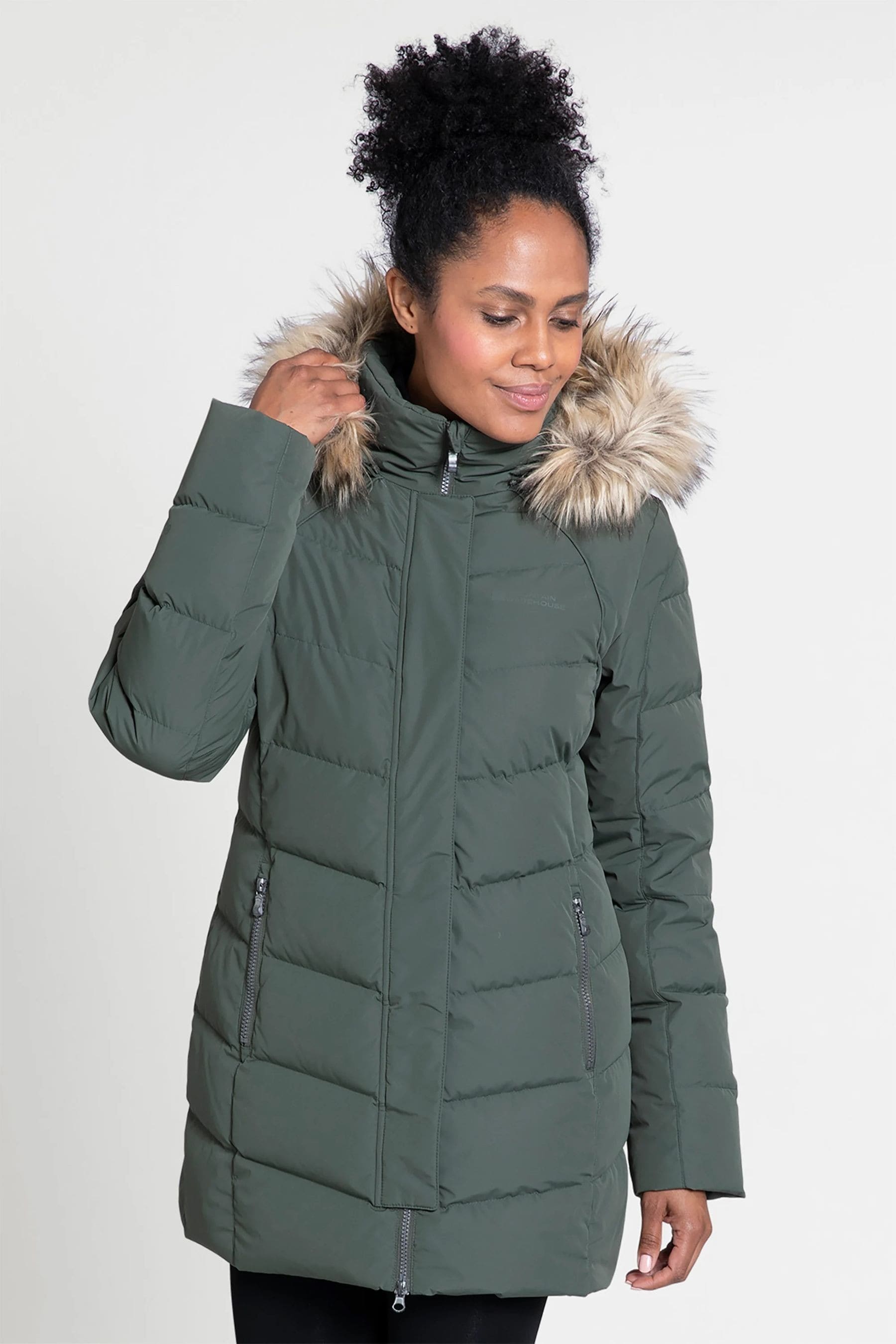 Buy Mountain Warehouse Khaki Isla II Womens Extreme Down Jacket from Next Luxembourg