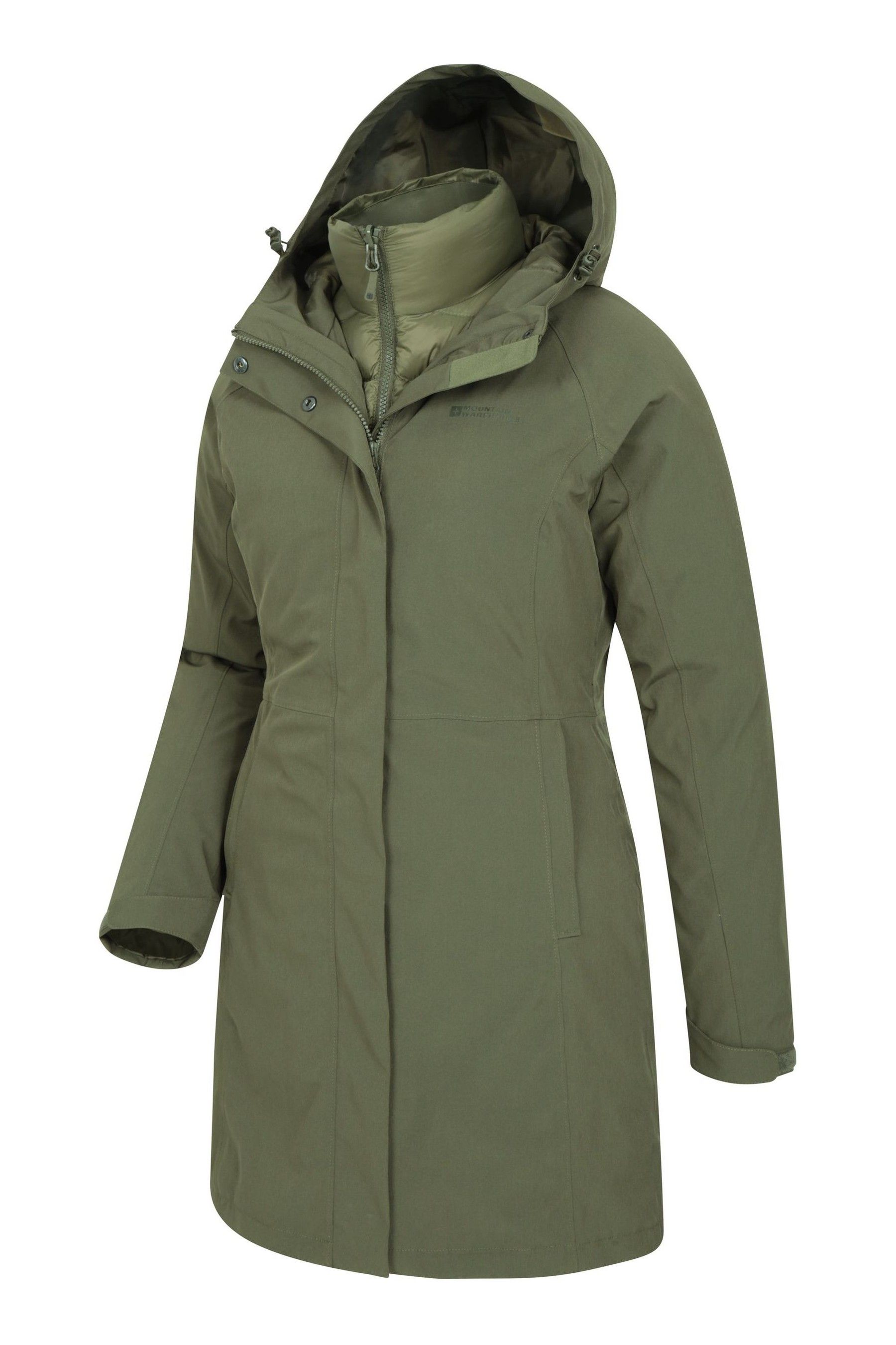 Kaufe Sie Khakigrun Mountain Warehouse Alaskan Womens 3 In 1 Long Coat bei Next Deutschland