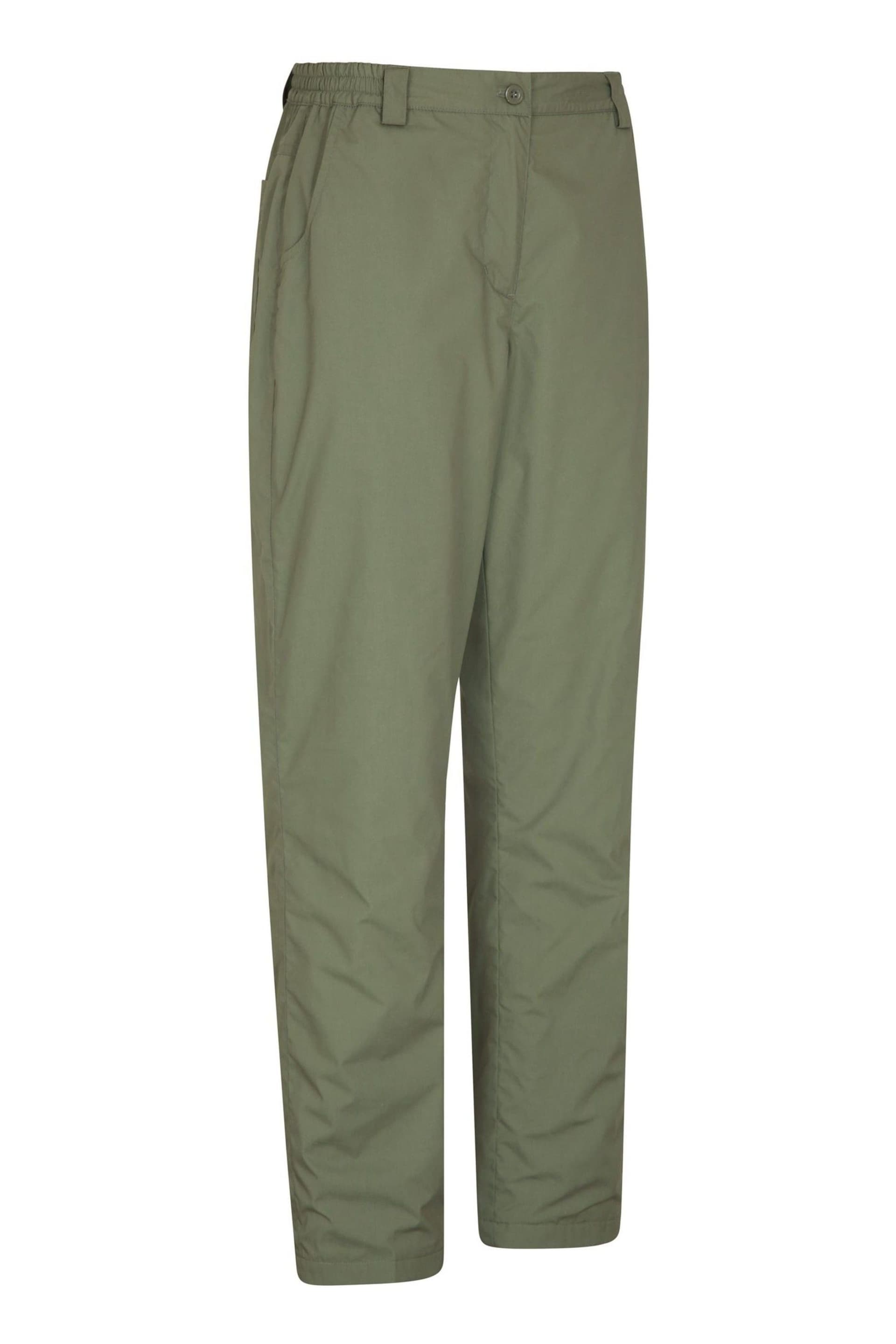 Mountain Warehouse Khaki Green Winter Trek Ii Womens Short Length Trousers - Image 2 of 5