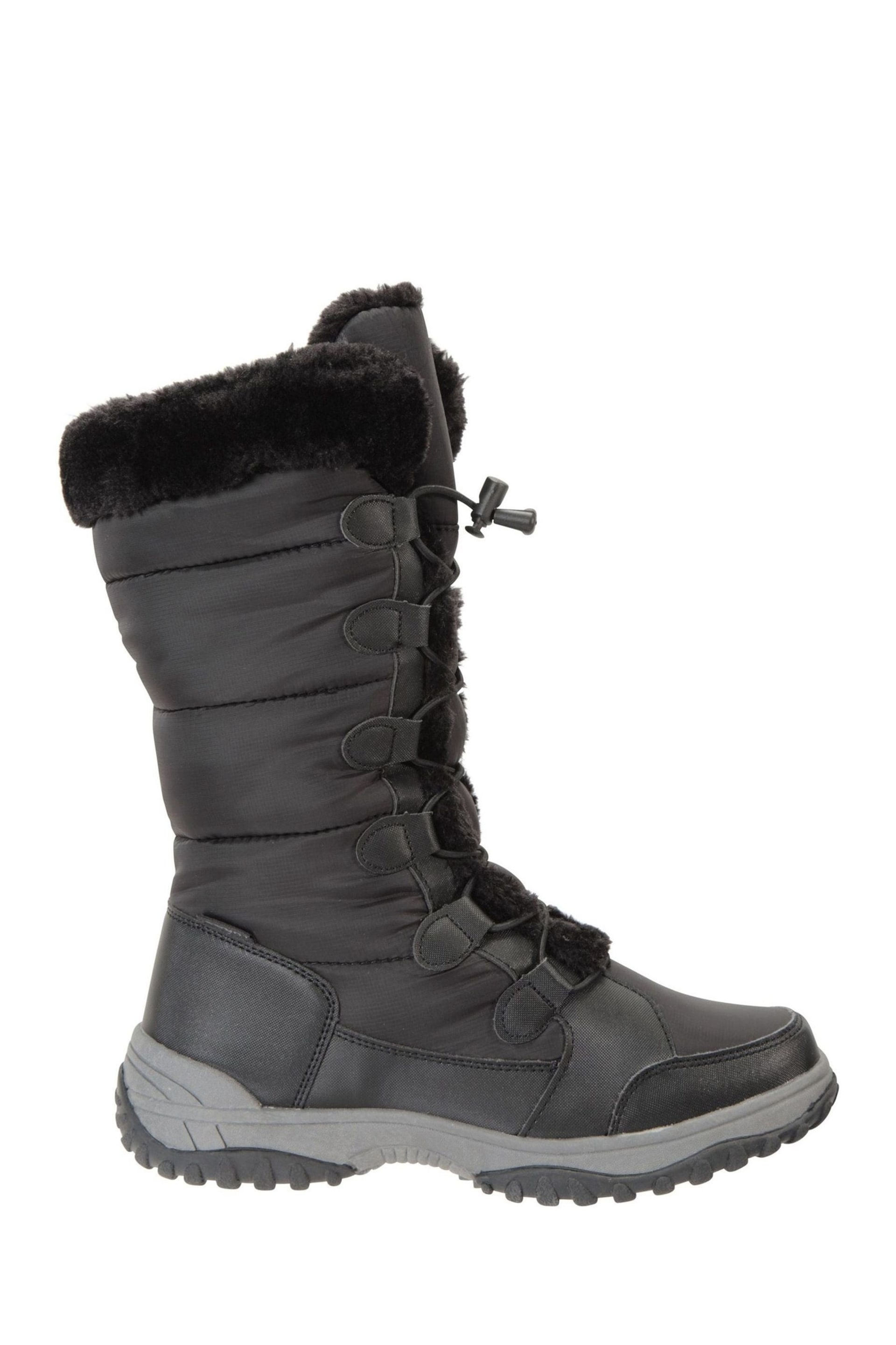 Mountain Warehouse Black Snowflake Womens Long Snow Walking Boots - Image 1 of 5