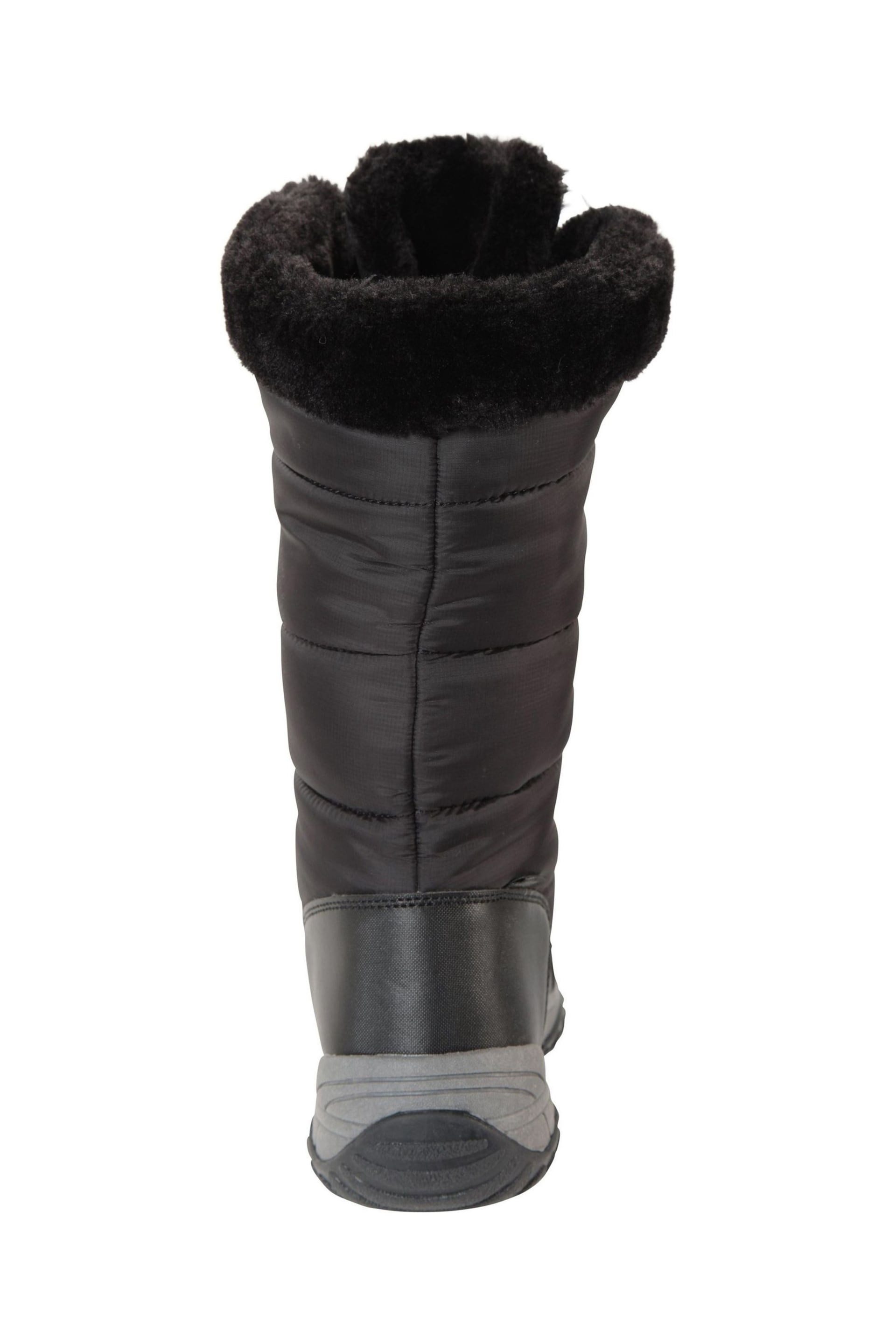 Mountain Warehouse Black Snowflake Womens Long Snow Walking Boots - Image 4 of 5