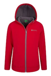 Mountain Warehouse Red Mountain Warehouse Exodus Kids Water Resistant Softshell - Image 3 of 5